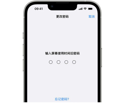 黄岛iPhone屏幕维修分享iPhone屏幕使用时间密码忘记了怎么办 