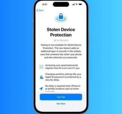 黄岛苹果授权维修店分享被盗设备保护功能开启方法 
