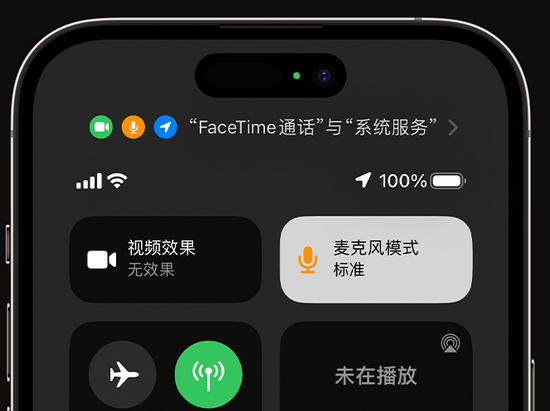 黄岛苹果授权维修网点分享iPhone在通话时让你的声音更清晰 