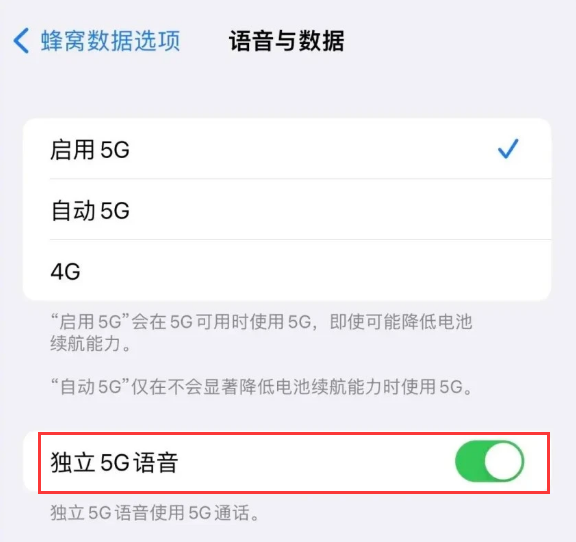 黄岛苹果14维修分享iPhone 14 Pro如何开启VoNR 